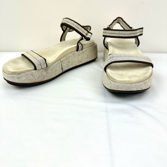 Vintage Prada Platform Velcro Sandals Size 10 - Picture 8 of 14